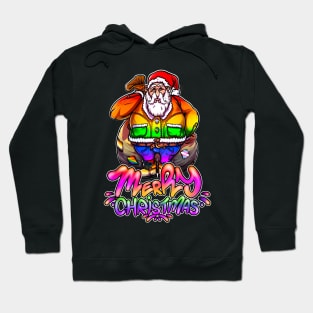 Merry Christmas Pride Santa Hoodie